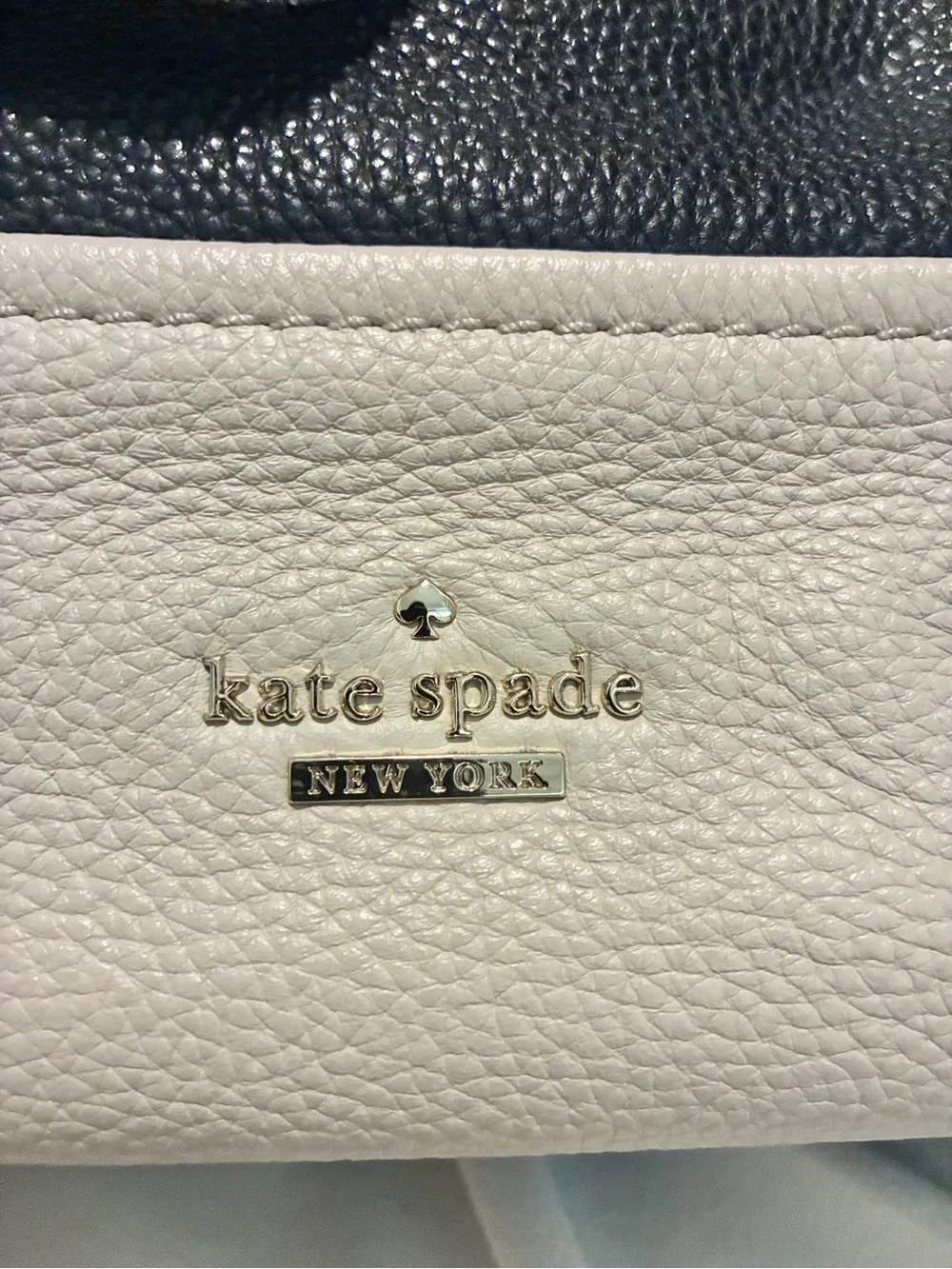 kate spade Two-Tone Black and Cream Shoulder Bag